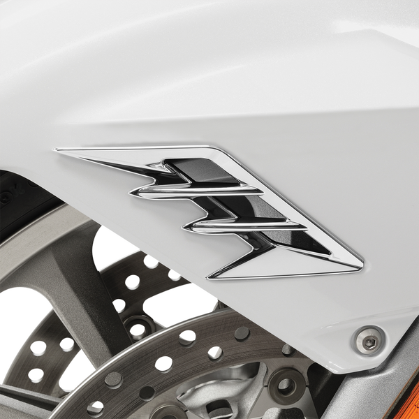 Front Fender Vent Filler Accent Chrome, 1, nordicamoto.ro