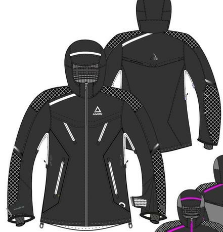 Geaca Snowmobil Dama AMOQ Orbit Black/White-1