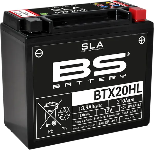 Sla Factory- Activated Agm Maintenance-free Battery Black-2