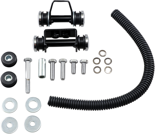 Custom Mounting Kit For Flatside Tanks Black, Clear, 1, nordicamoto.ro