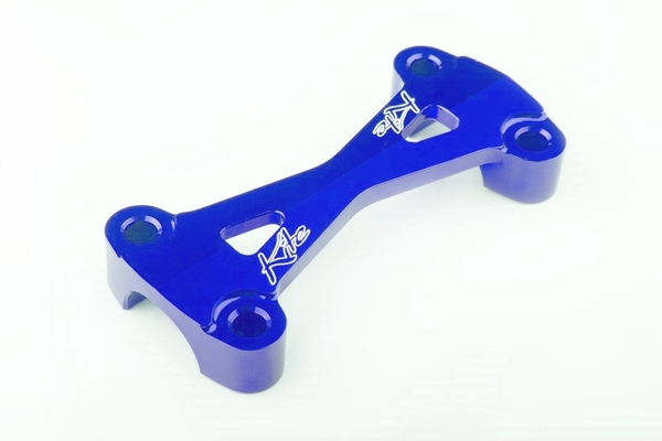 Mx-en Upper Handlebar Clamps Blue, Anodized 