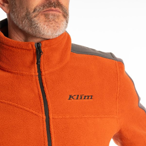 Geaca Snowmobil Klim Teton Crest Fleece Mid Layer Black-1