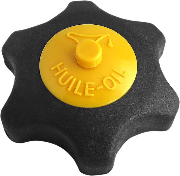 Oil Cap Black, Yellow, 1, nordicamoto.ro