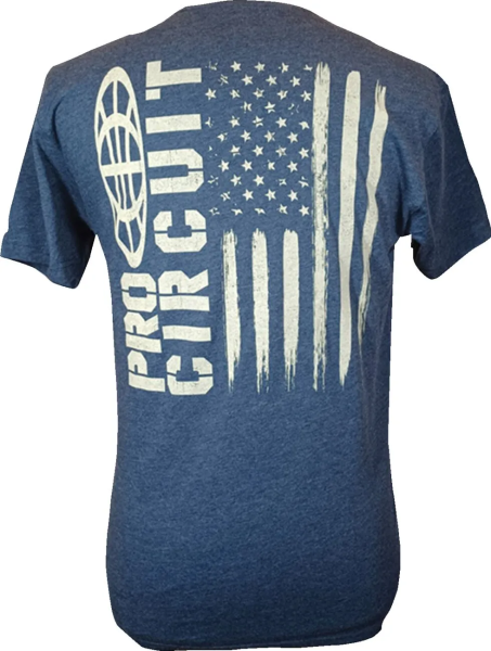 Logo Flag T-shirt Blue-0