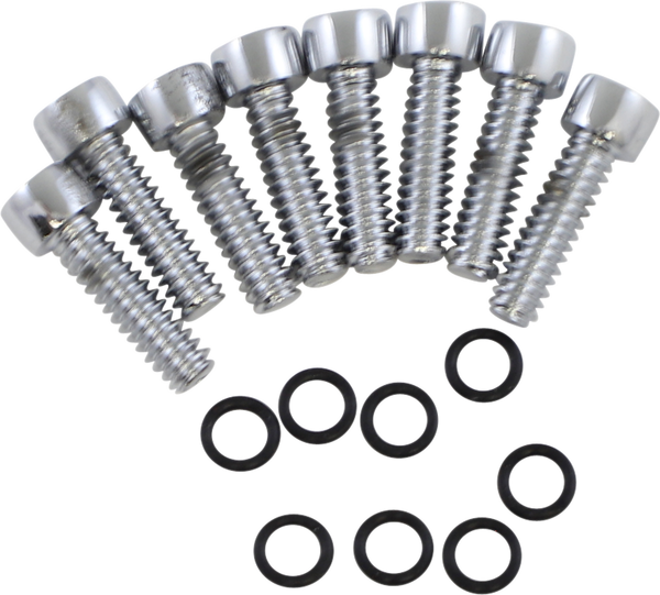 Turn Signal Lens Bolt Kit Chrome, 1, nordicamoto.ro