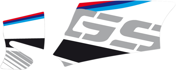 Swing Arm Decals Black, Blue, Gray, Red, White, 1, nordicamoto.ro