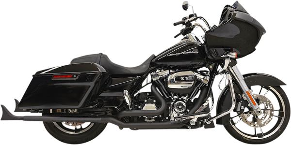 Fishtail Slip-on Mufflers Black, 1, nordicamoto.ro