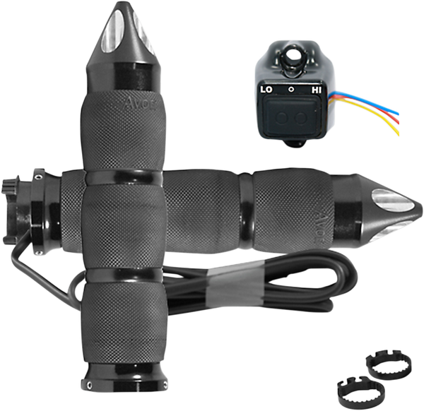Heated Grips Black, 1, nordicamoto.ro