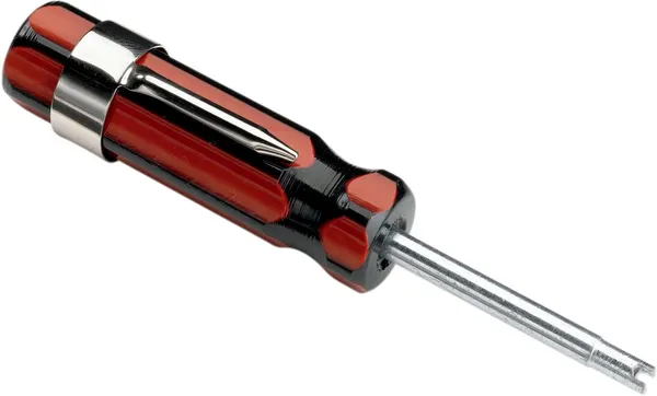 MOOSE RACING Valve Core Tool Black, Red, Silver 