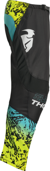 Pantaloni Thor Sector Atlas Acid/Black/Teal-3