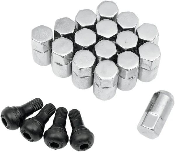 Atv-utv Wheel Lugnut Silver -0