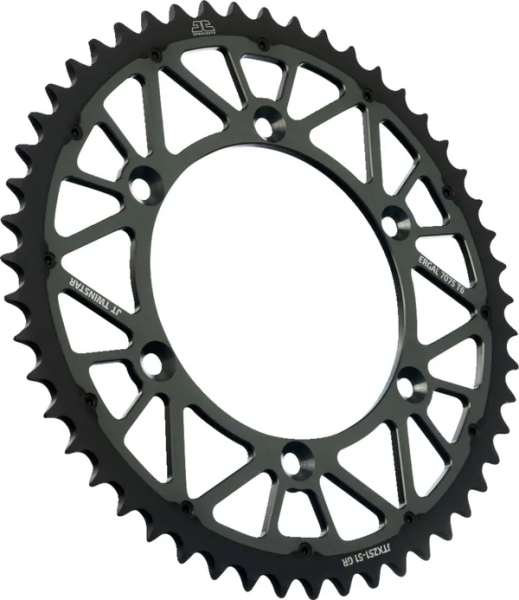 JT SPROCKETS Twinstar Rear Sprocket Graphite 