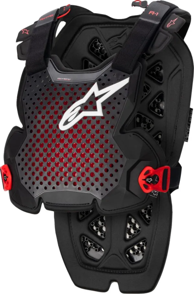 Armura Alpinestars A-1 Roost Guard Black/Red-1