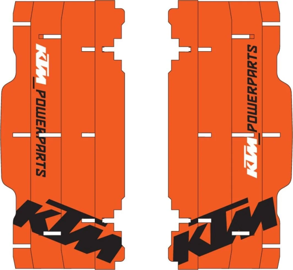Set de autocolante pentru grila de protecție a radiatorului, 1, nordicamoto.ro