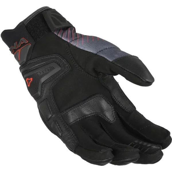 Manusi de piele vara MACNA RIME 2.0 XXL Negru/Portocaliu, 2, nordicamoto.ro