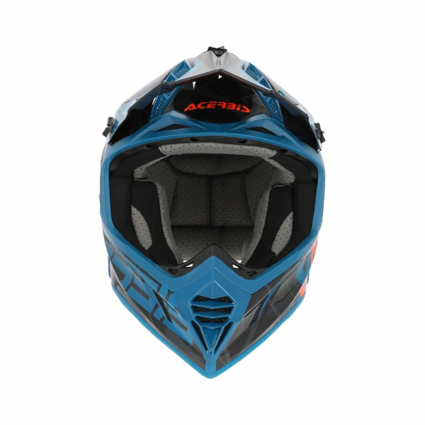 Casca Acerbis X-Track 22.06 Orange/Blue-4