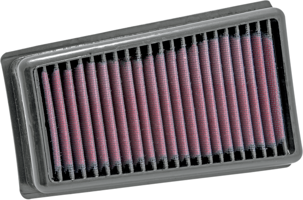 High-flow Air Filter Black, Red, 1, nordicamoto.ro