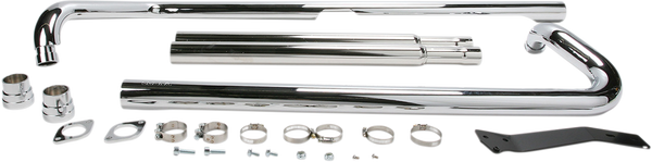 Speedster Long Exhaust System Chrome, 2, nordicamoto.ro