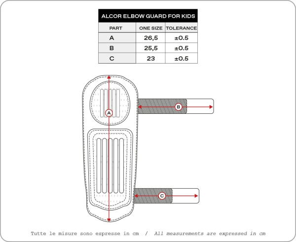 Kids Alcor Elbow Guards Black -0