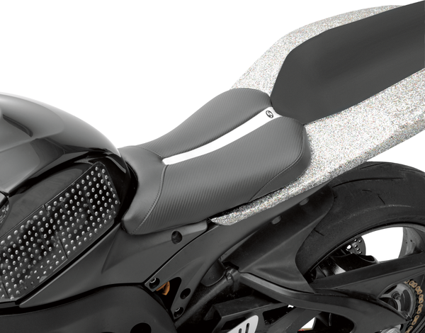 Solo Seat Gel-channel - Track Front Saddlehyde|saddlegel Carbon Look Black, Silver, 2, nordicamoto.ro