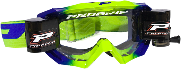 3200 Venom Roll Off Mounted Mx Goggles Blue, Hi-vis, Yellow, 1, nordicamoto.ro