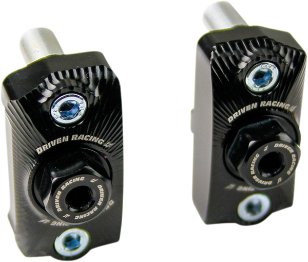 Captive Axle Block Sliders Black, 2, nordicamoto.ro