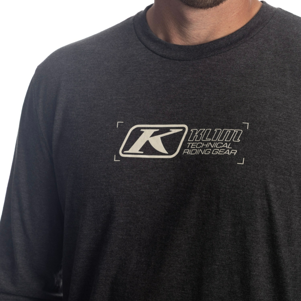 Tricou Klim Tri-Blend Long Sleeve Black - Breen-3