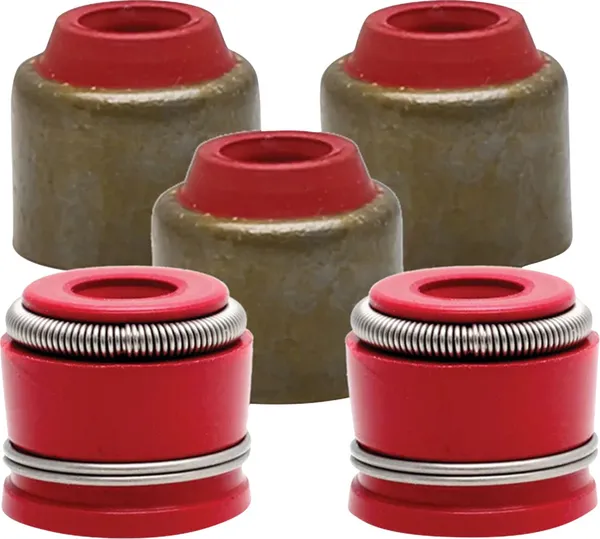 MOOSE RACING Valve Stem Seals Red -0
