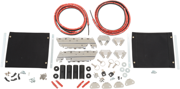 Saddlebag Hardware Kit Silver, 1, nordicamoto.ro
