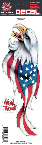 Decal Usa Eagle Left, 1, nordicamoto.ro