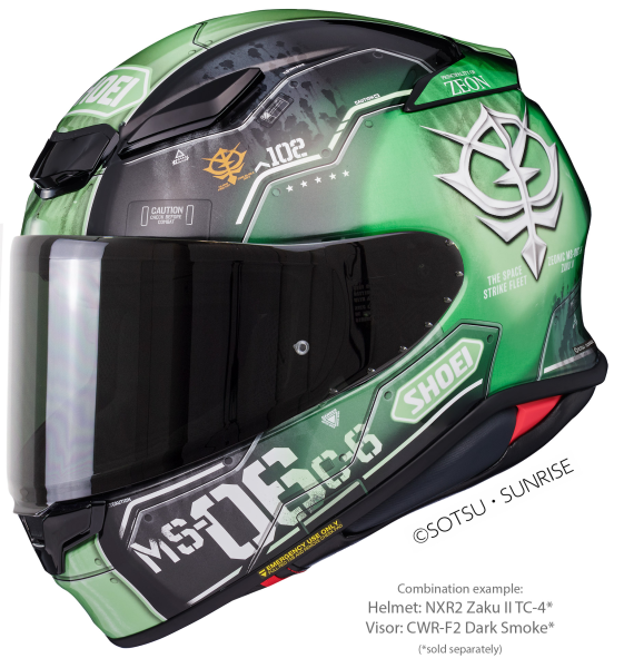 Casca integrala SHOEI NXR2 ZAKU II TC-4 Verde XL-7