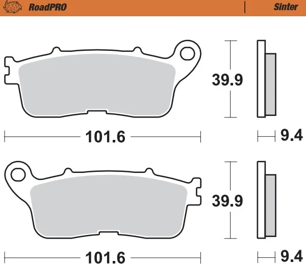 Roadpro Sinder Brake Pad Rear