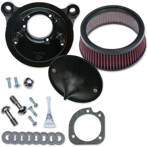 Super Stock Stealth Air Cleaner Kit Black, 1, nordicamoto.ro