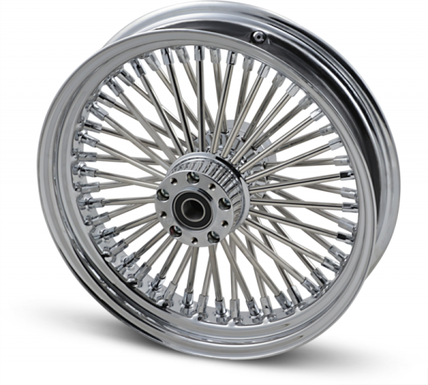 Fat Daddy Front Wheel 16x3.5 Dual-disc Chrome Silver, 1, nordicamoto.ro