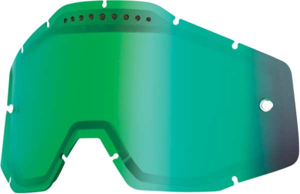 Lentila ochelari 100% dubla super-ventilata Mirror Green