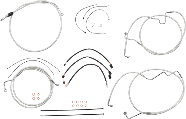 Sterling Chromite Ii® Designer Handlebar Installation Kit Silver, 1, nordicamoto.ro