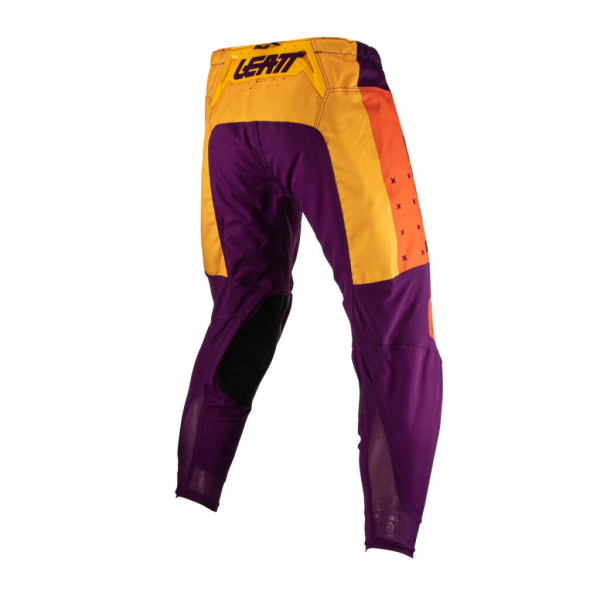 Pantaloni Leatt Moto 4.5 Indigo Purple/Orange-0