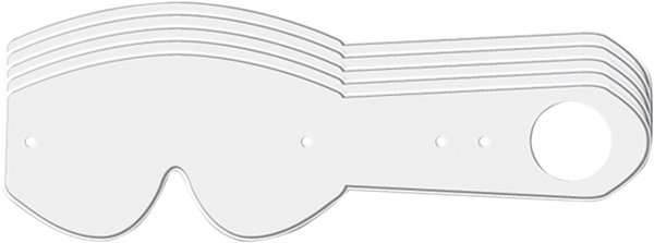 Vista Goggle Tear-offs Clear, 1, nordicamoto.ro