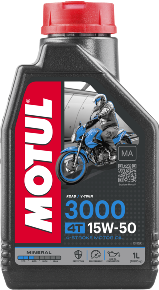 Ulei motor 4T MOTUL 3000 15W50 1L, 1, nordicamoto.ro