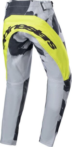 Pantaloni Copii Alpinestars Racer Tactical S23 Camo Grey/Yellow-3