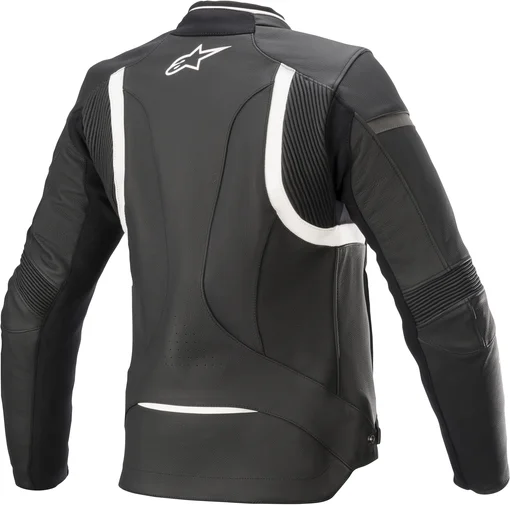 Womens Stella Kira V2 Leather Riding Jacket Black 12, 6, nordicamoto.ro