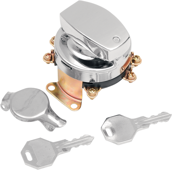 Ignition Switch For Fat Bob Dash Chrome, 1, nordicamoto.ro