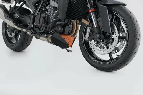 Front Spoiler Black, Orange -7