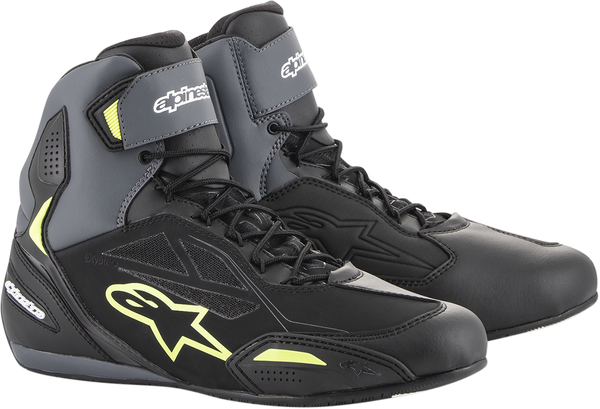 Ghete Alpinestars Faster-3 Drystar Black/Gray/Yellow-1c74805d06304d5d4a0c421cb294e9ff.webp