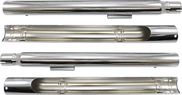 Bad Hombre Dual Exhaust System Chrome, 2, nordicamoto.ro