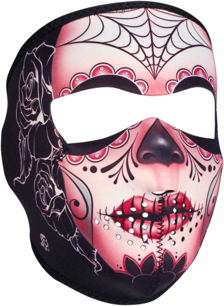 Masca Zan Headgear Neoprene Full-Face SUGAR SKULL