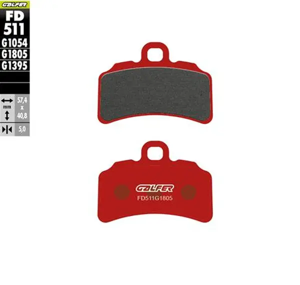 Semi-metallic Brake Pads, 1, nordicamoto.ro