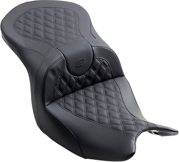Roadsofa Lattice Stitch Seat Black, 3, nordicamoto.ro