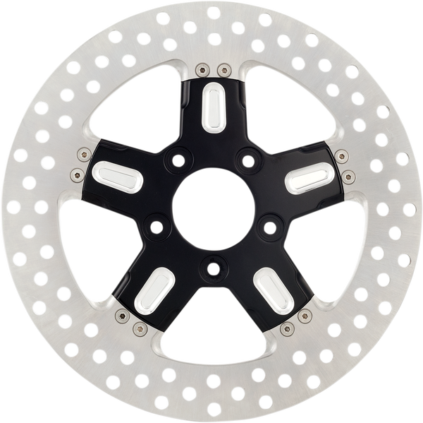 Two-piece Brake Rotor Black, Silver, Matte, 1, nordicamoto.ro