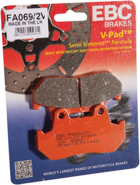 Organic Base (r)fa(r) Brake Pads, 1, nordicamoto.ro